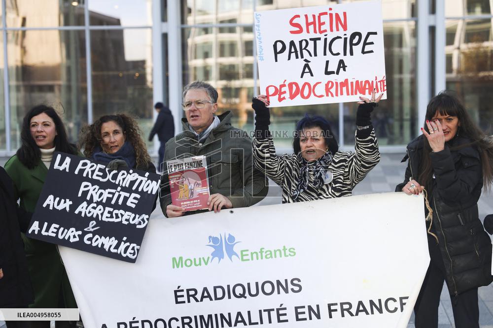 Protest Against Child Sexual Abuse - Paris