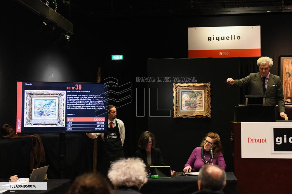 Renoir's La Laveuse Sold at Auction for € 230,000 - Paris