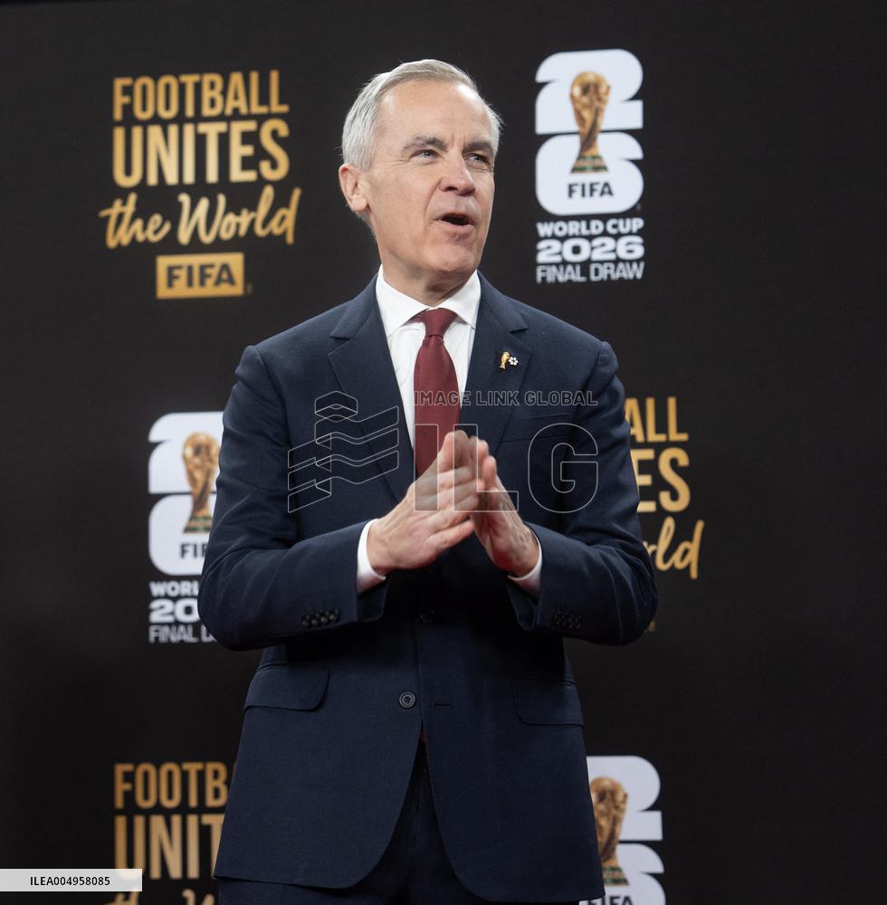 PM Mark Carney And Wife At FIFA World Cup Draw Red Carpet - Washington
