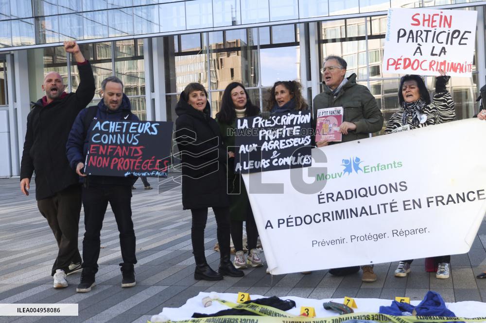Protest Against Child Sexual Abuse - Paris