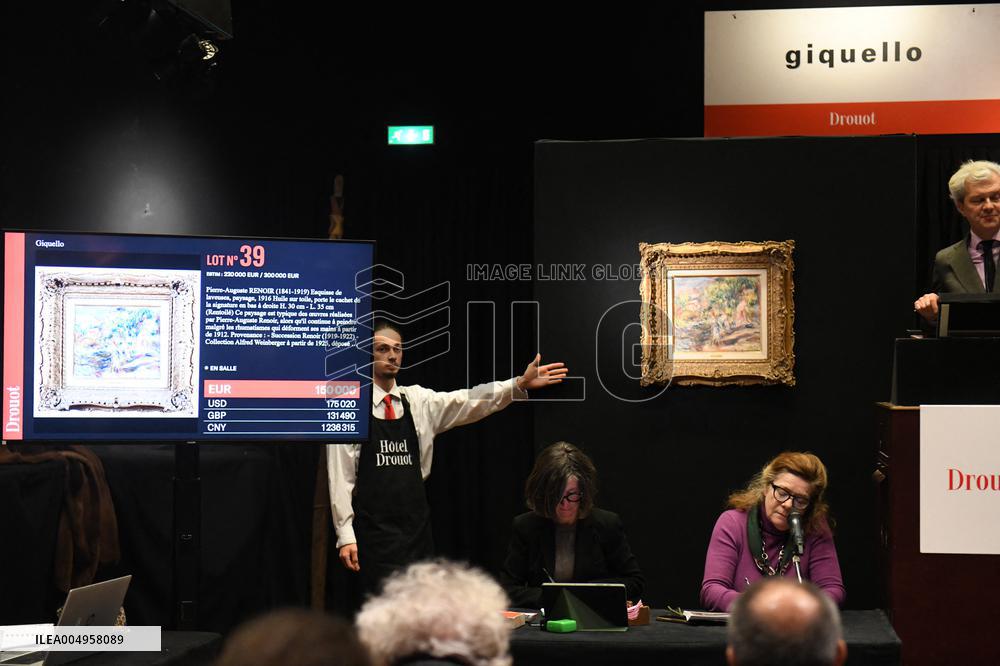 Renoir's La Laveuse Sold at Auction for € 230,000 - Paris