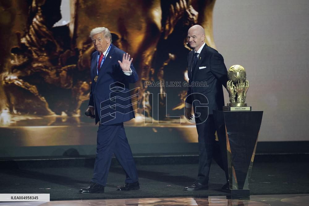 Donald Trump Receives The FIFA Peace Prize At 2026 FIFA World Cup Draw Event - Washington