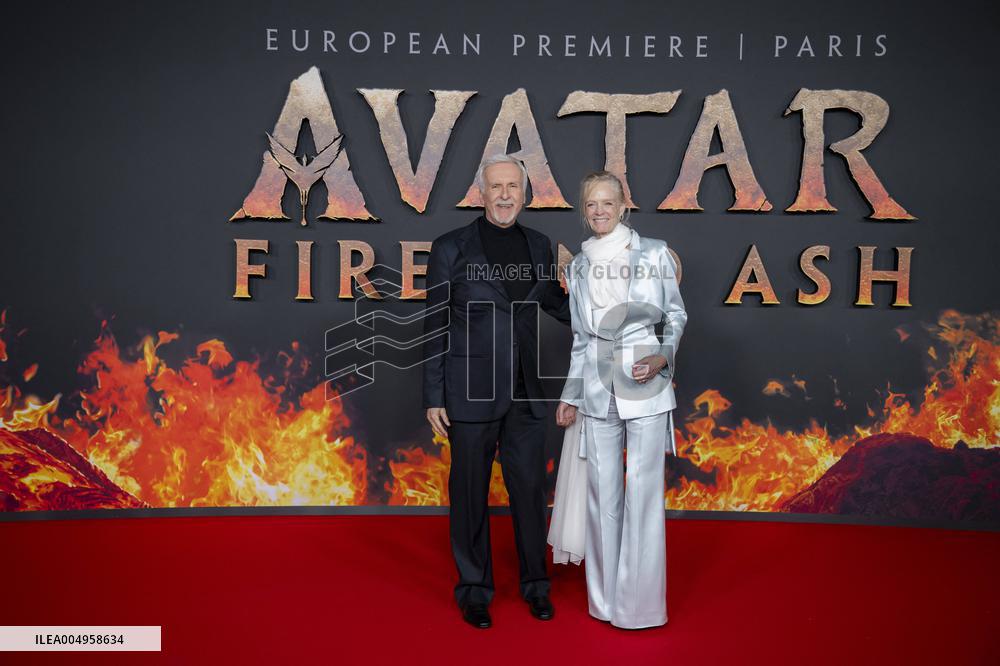« Avatar: Fire And Ash » European Premiere - Paris