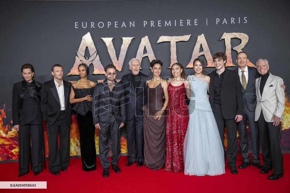 « Avatar: Fire And Ash » European Premiere - Paris