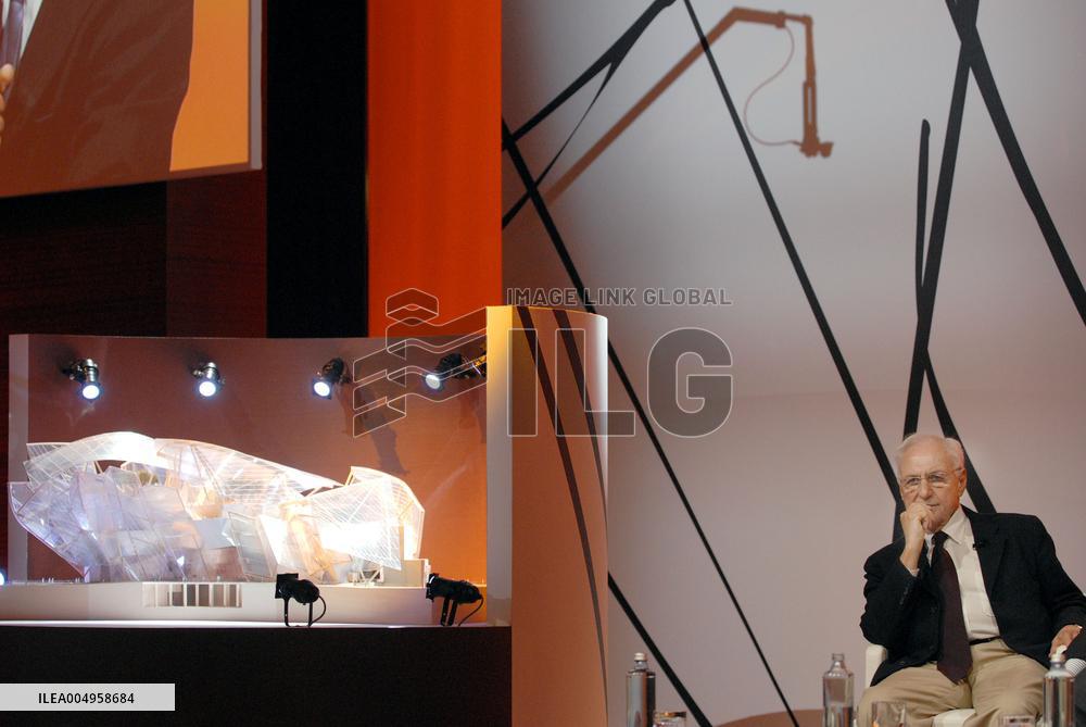 LVMH plans Paris Art Foundation for Louis Vuitton during a press conference, Paris