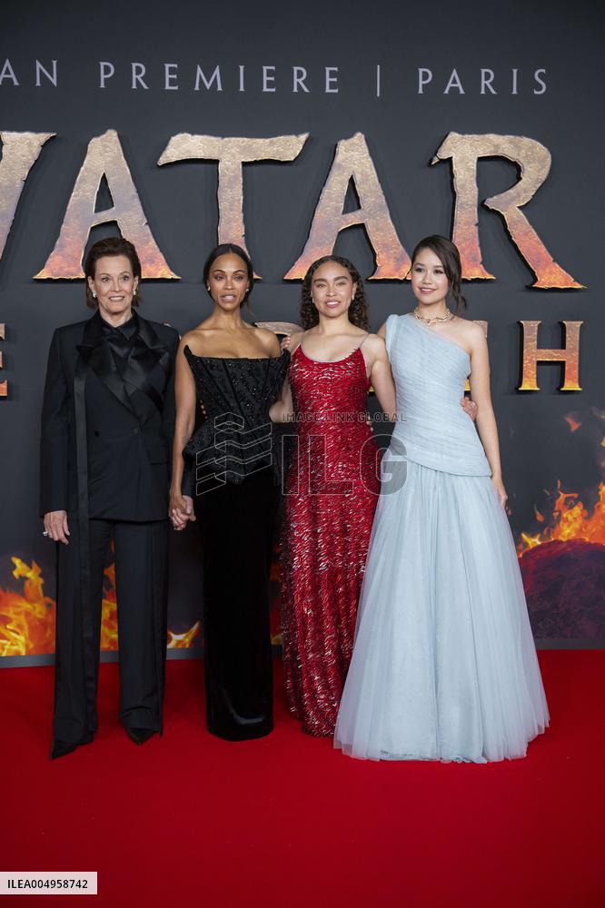 « Avatar: Fire And Ash » European Premiere - Paris