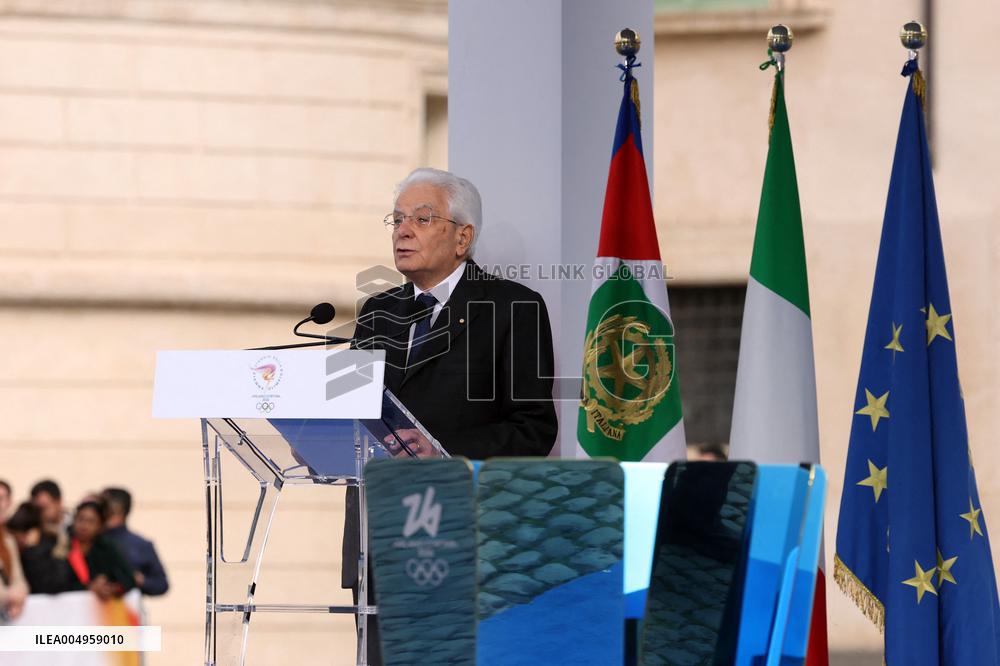 GIOCHI OLIMPICI - Olimpiadi Invernali Milano-Cortina 2026 - Olympic Torch Relay Inauguration Ceremony