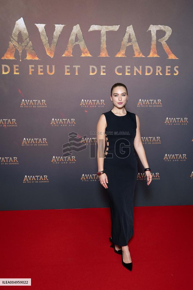 Avatar: Fire And Ash European Premiere Guest and VIP - Paris AJ