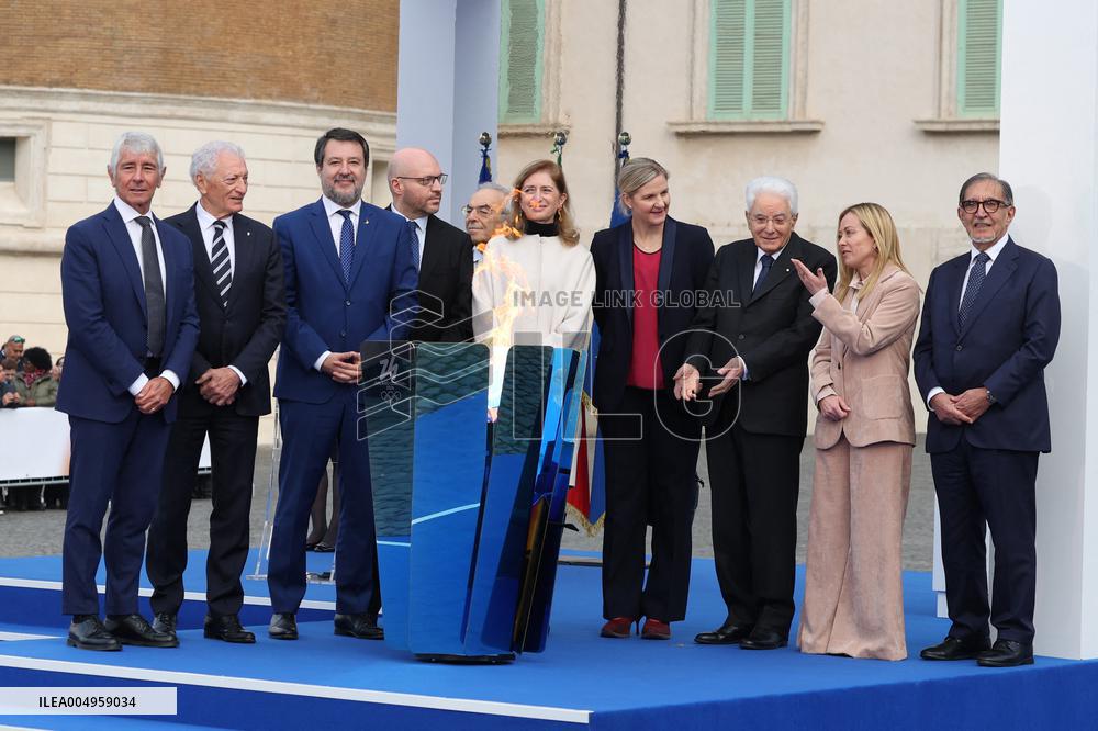 GIOCHI OLIMPICI - Olimpiadi Invernali Milano-Cortina 2026 - Olympic Torch Relay Inauguration Ceremony