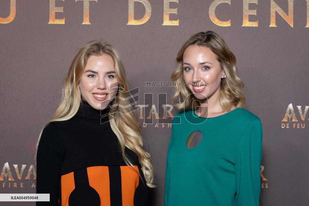 Avatar: Fire And Ash European Premiere Guest and VIP - Paris AJ