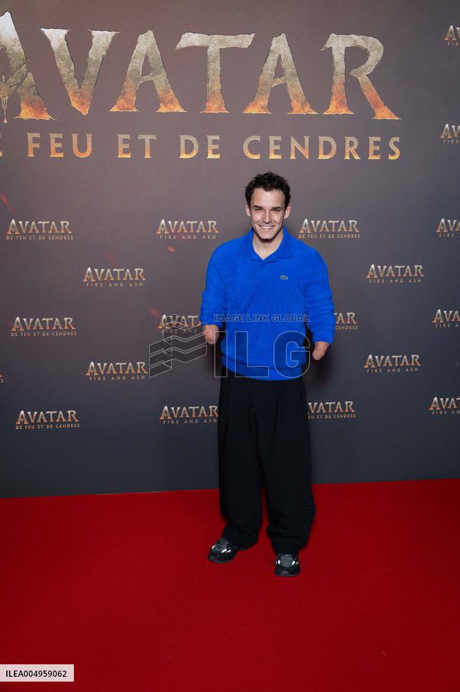 Avatar: Fire And Ash European Premiere Guest and VIP - Paris AJ