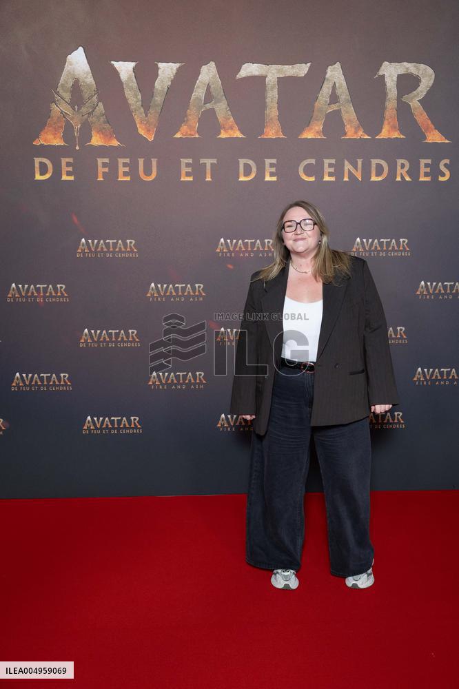 Avatar: Fire And Ash European Premiere Guest and VIP - Paris AJ