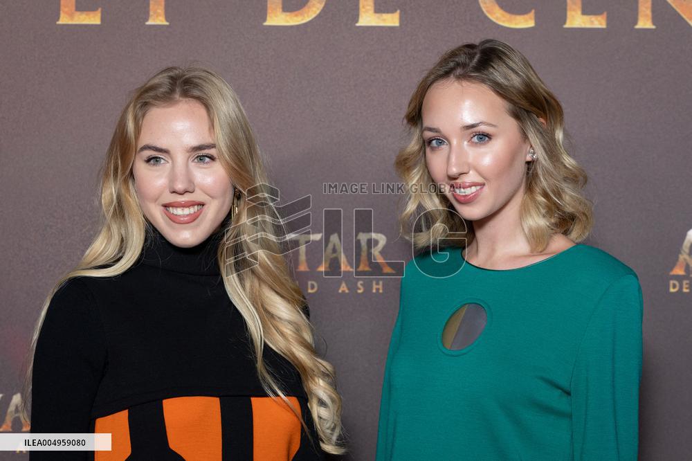 Avatar: Fire And Ash European Premiere Guest and VIP - Paris AJ