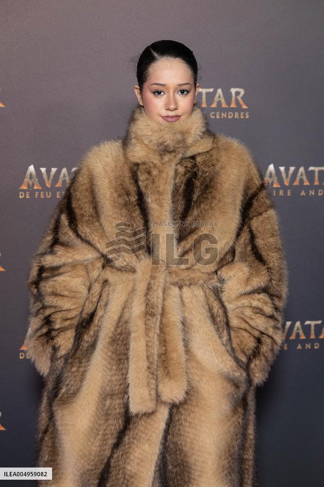 Avatar: Fire And Ash European Premiere Guest and VIP - Paris AJ