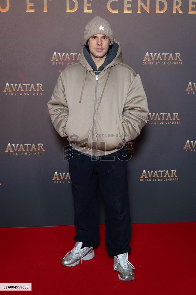 Avatar: Fire And Ash European Premiere Guest and VIP - Paris AJ