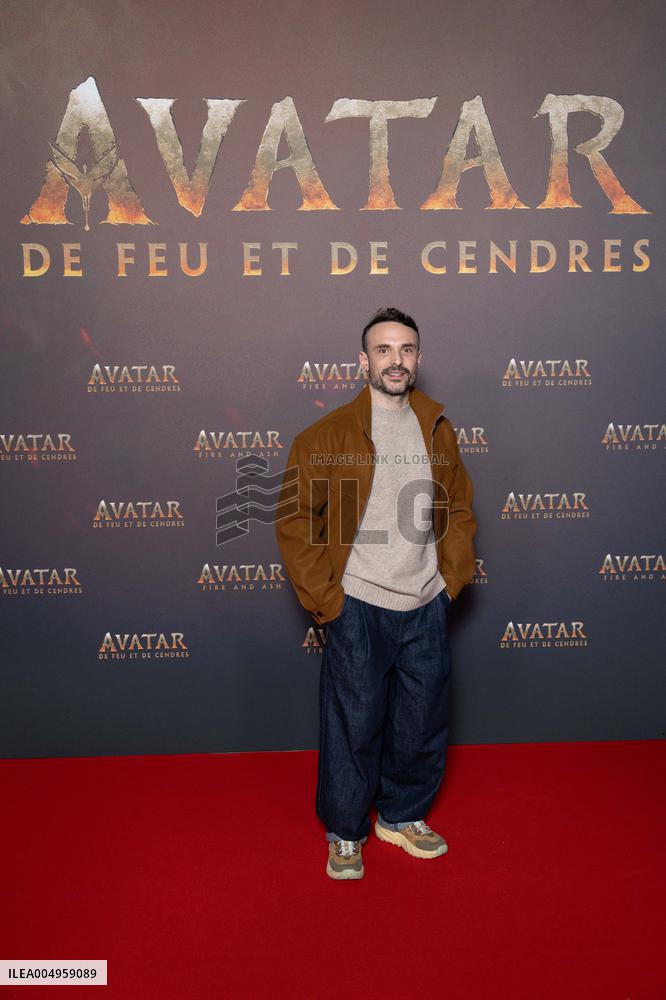 Avatar: Fire And Ash European Premiere Guest and VIP - Paris AJ