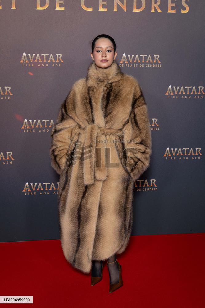 Avatar: Fire And Ash European Premiere Guest and VIP - Paris AJ