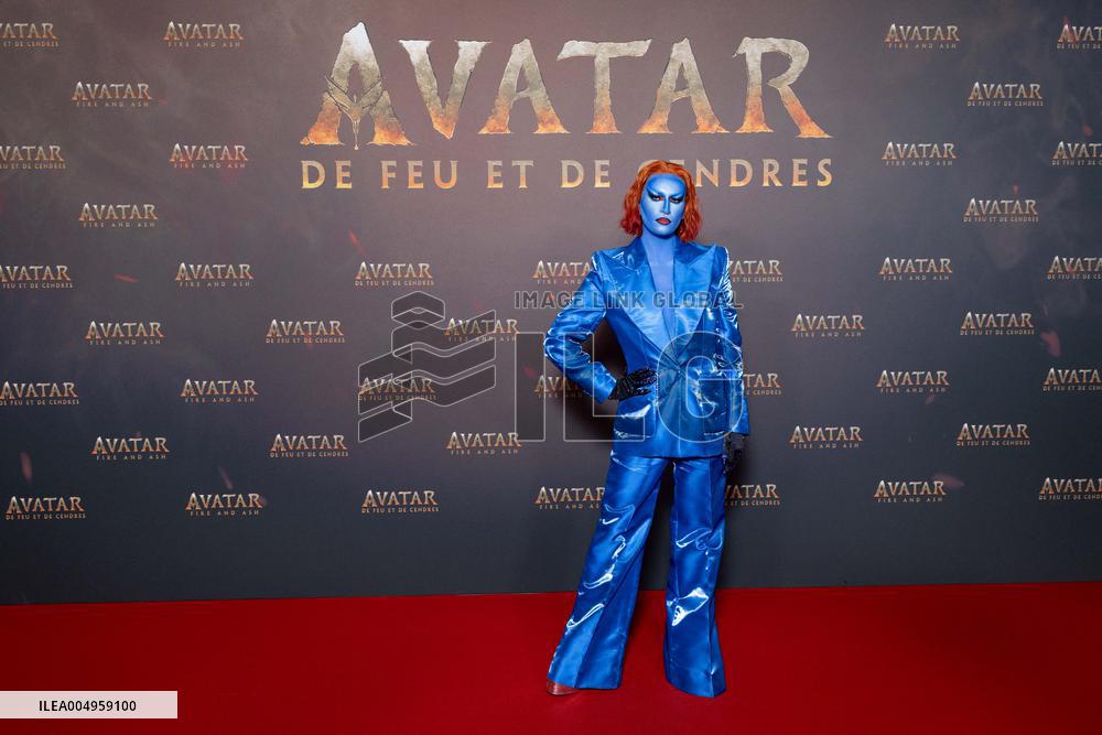 Avatar: Fire And Ash European Premiere Guest and VIP - Paris AJ
