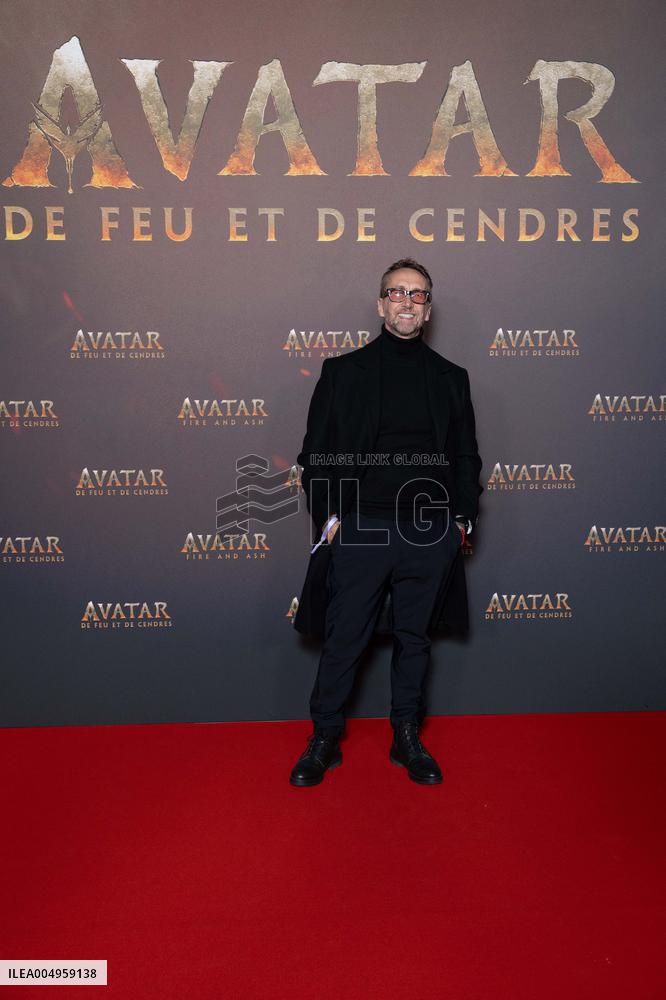 Avatar: Fire And Ash European Premiere Guest and VIP - Paris AJ