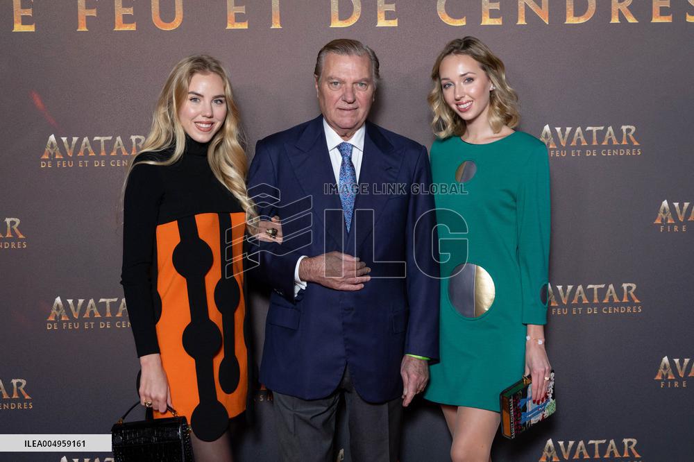 Avatar: Fire And Ash European Premiere Guest and VIP - Paris AJ