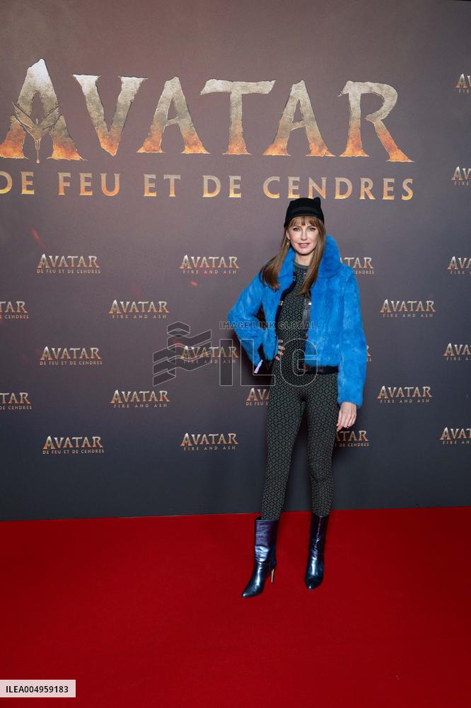 Avatar: Fire And Ash European Premiere Guest and VIP - Paris AJ