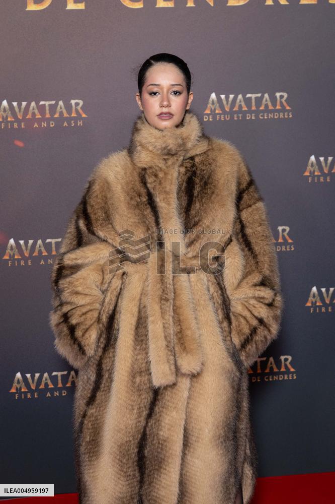Avatar: Fire And Ash European Premiere Guest and VIP - Paris AJ