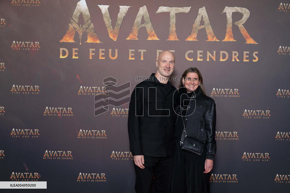 Avatar: Fire And Ash European Premiere Guest and VIP - Paris AJ