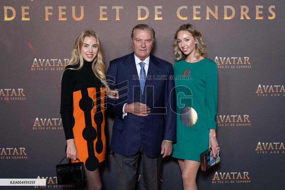Avatar: Fire And Ash European Premiere Guest and VIP - Paris AJ