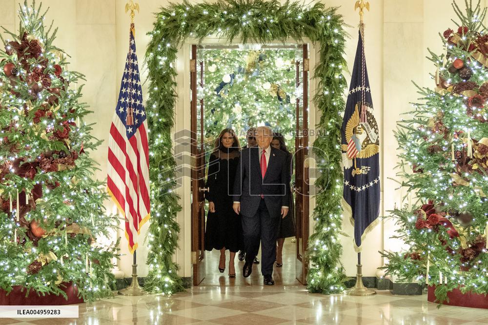 President Trump and First Lady attend Andrea Bocelli Concert