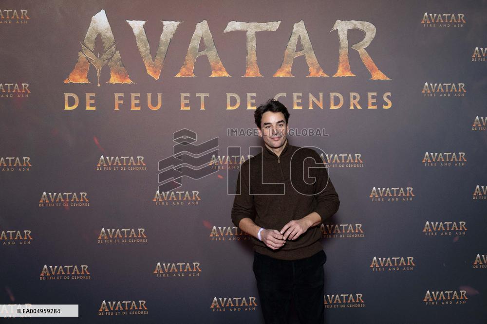 Avatar: Fire And Ash European Premiere Guest and VIP - Paris AJ