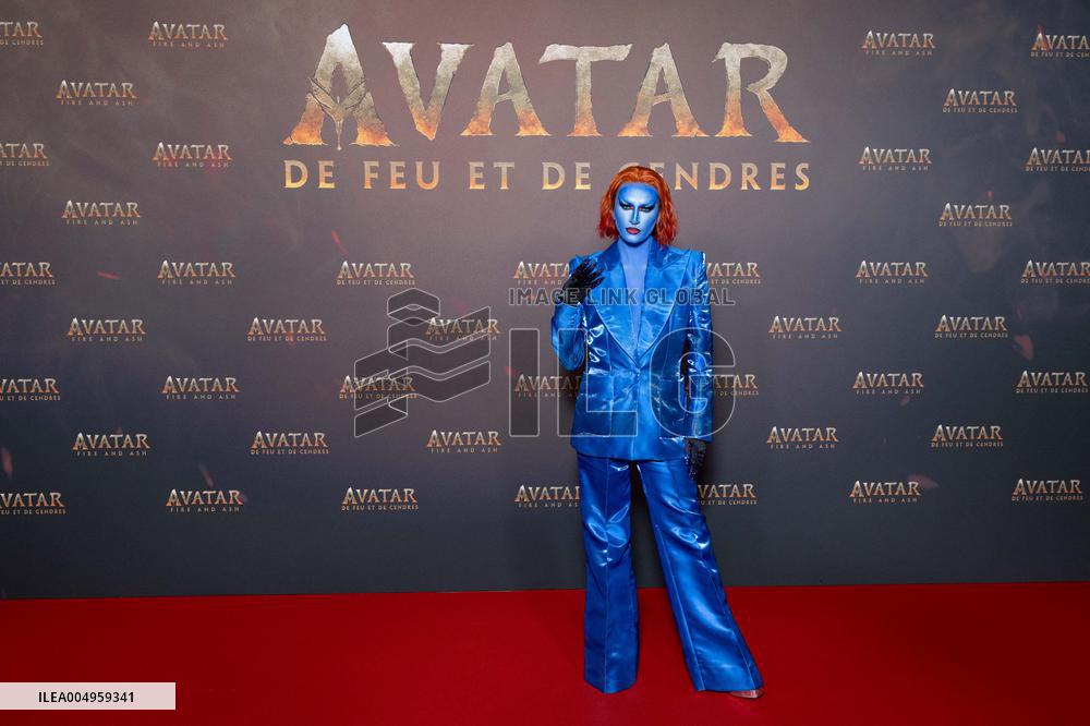 Avatar: Fire And Ash European Premiere Guest and VIP - Paris AJ