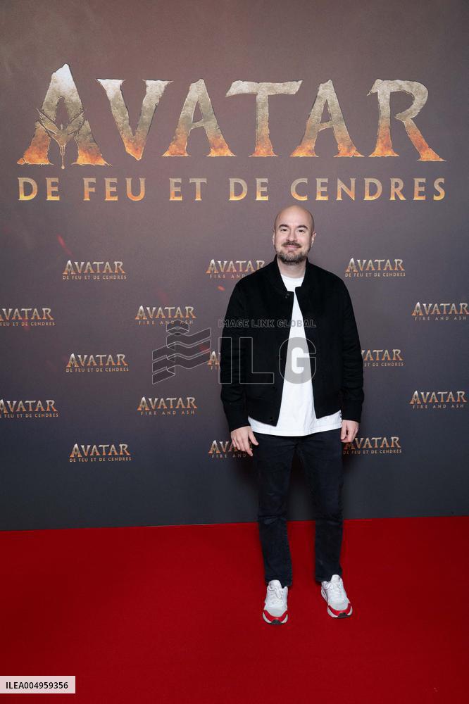 Avatar: Fire And Ash European Premiere Guest and VIP - Paris AJ