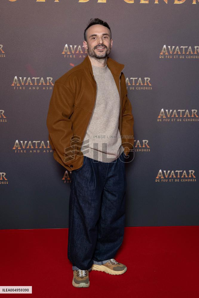 Avatar: Fire And Ash European Premiere Guest and VIP - Paris AJ