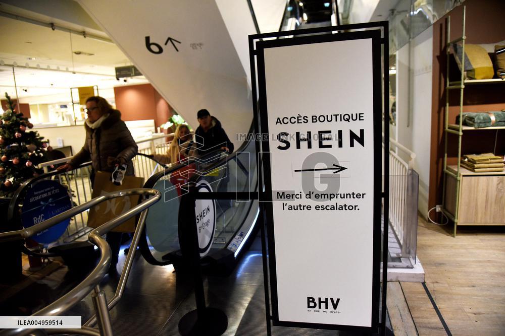 Shein Store at BHV - Paris