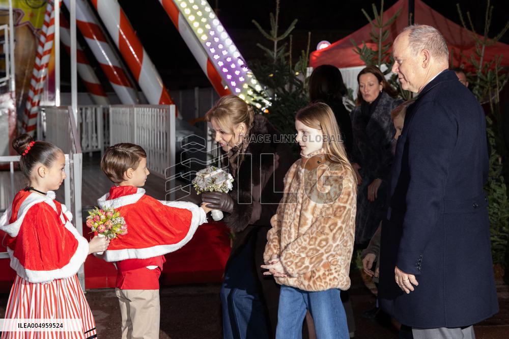 NO TABLOID - Opening of the Christmas Market of Monaco