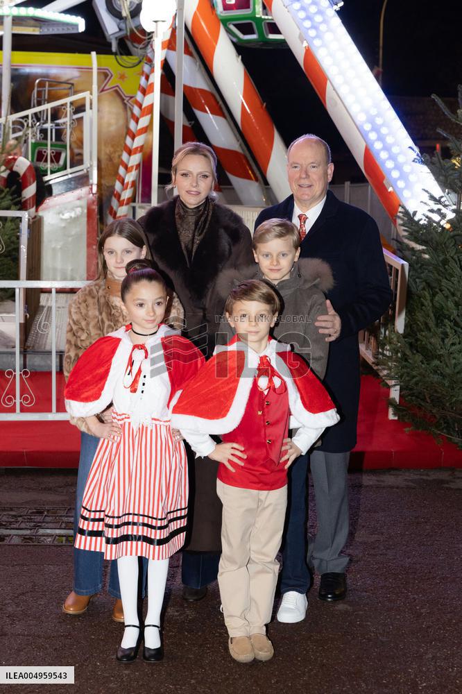 NO TABLOID - Opening of the Christmas Market of Monaco