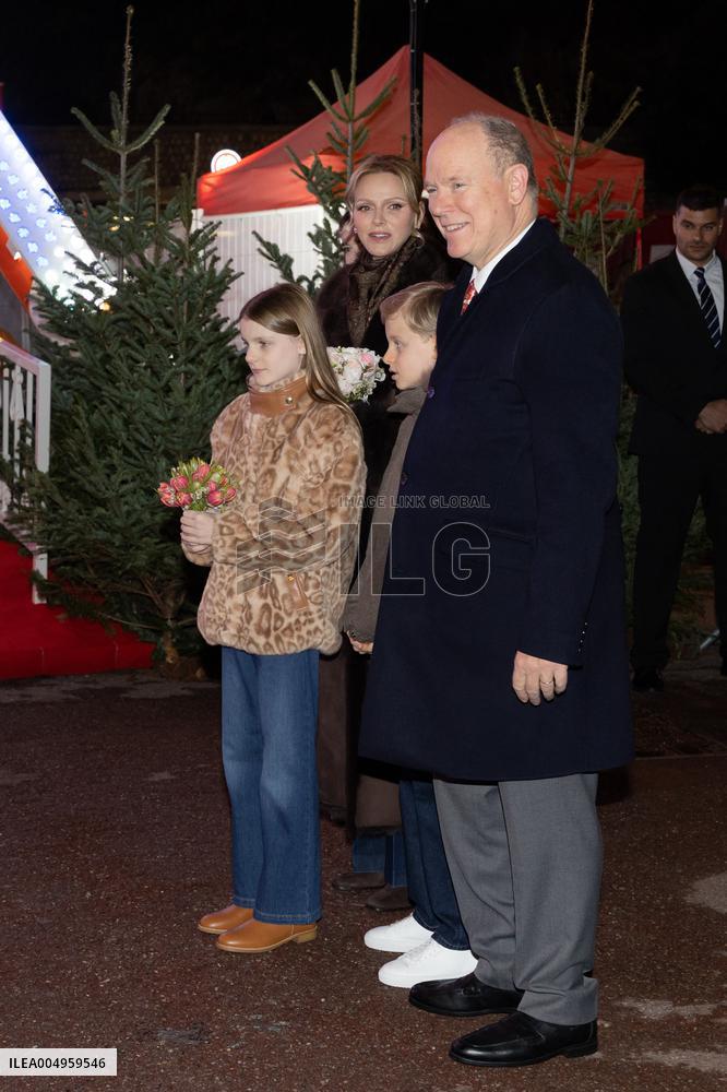 NO TABLOID - Opening of the Christmas Market of Monaco