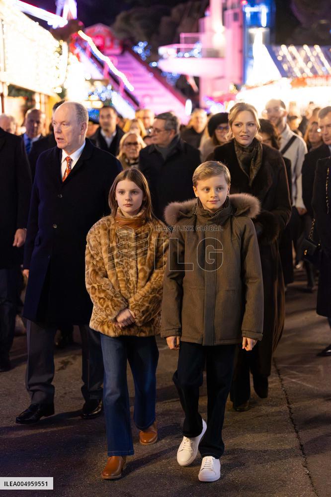 NO TABLOID - Opening of the Christmas Market of Monaco