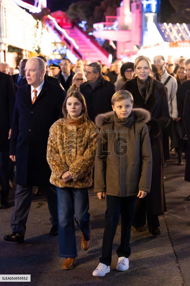NO TABLOID - Opening of the Christmas Market of Monaco