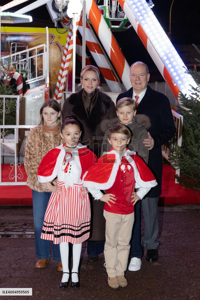 NO TABLOID - Opening of the Christmas Market of Monaco