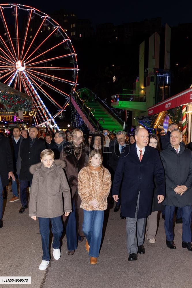 NO TABLOID - Opening of the Christmas Market of Monaco