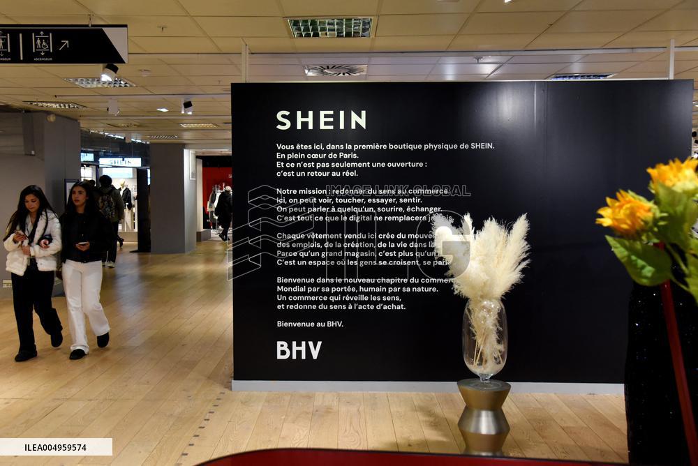 Shein Store at BHV - Paris