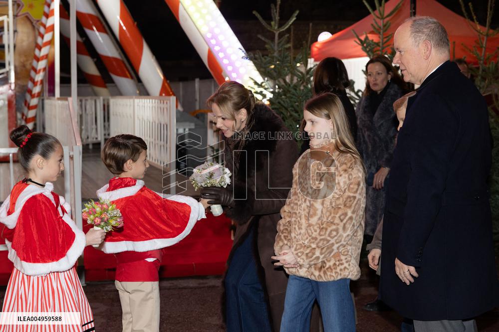 NO TABLOID - Opening of the Christmas Market of Monaco