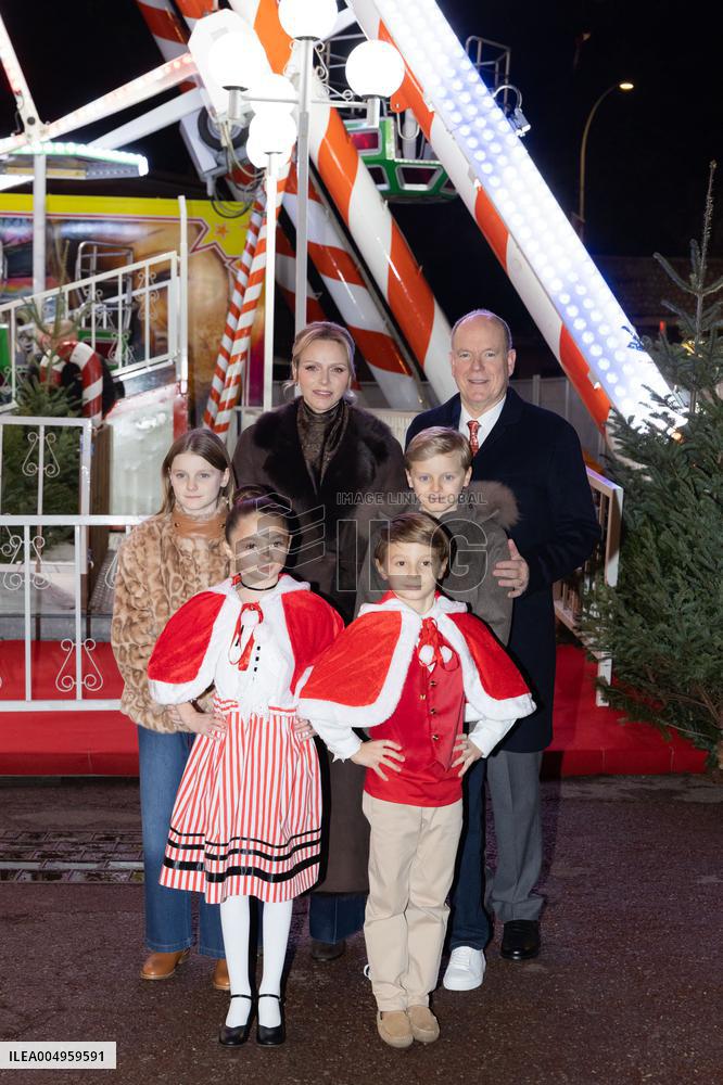 NO TABLOID - Opening of the Christmas Market of Monaco