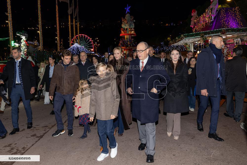 NO TABLOID - Opening of the Christmas Market of Monaco