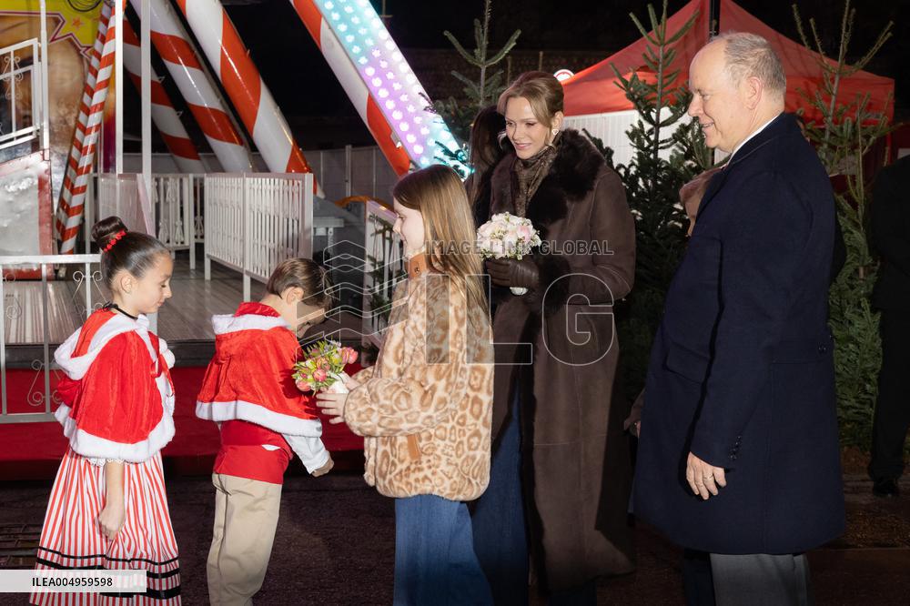 NO TABLOID - Opening of the Christmas Market of Monaco