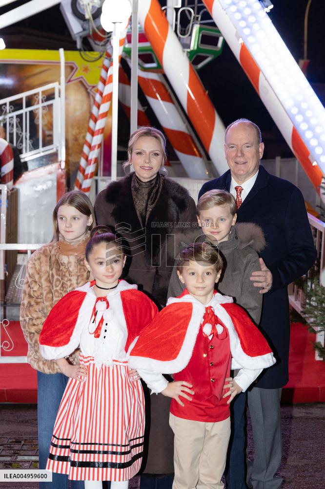 NO TABLOID - Opening of the Christmas Market of Monaco
