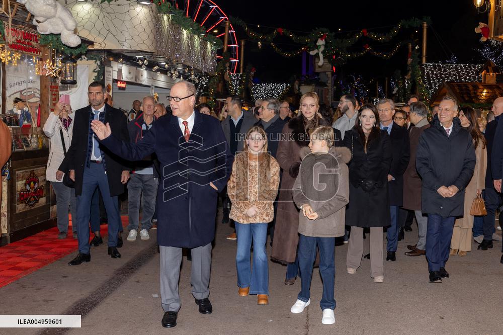 NO TABLOID - Opening of the Christmas Market of Monaco