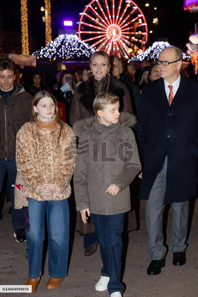 NO TABLOID - Opening of the Christmas Market of Monaco