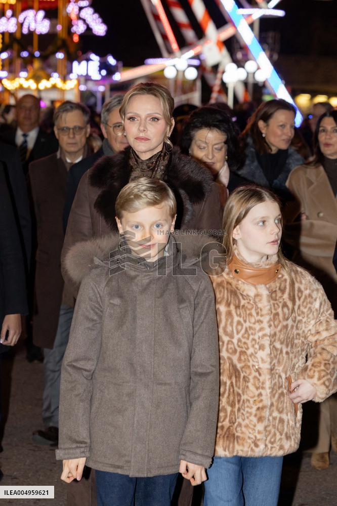 NO TABLOID - Opening of the Christmas Market of Monaco